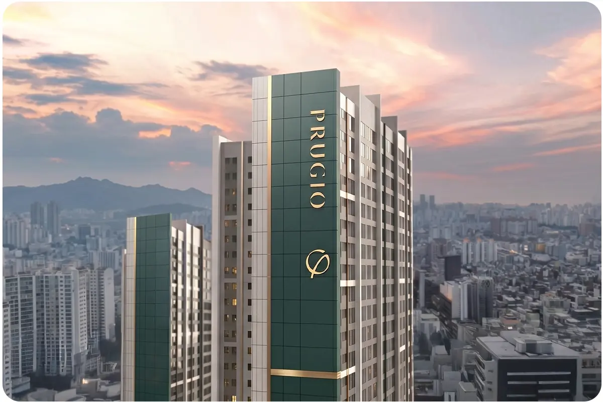 지상 1층 썬큰가든조경